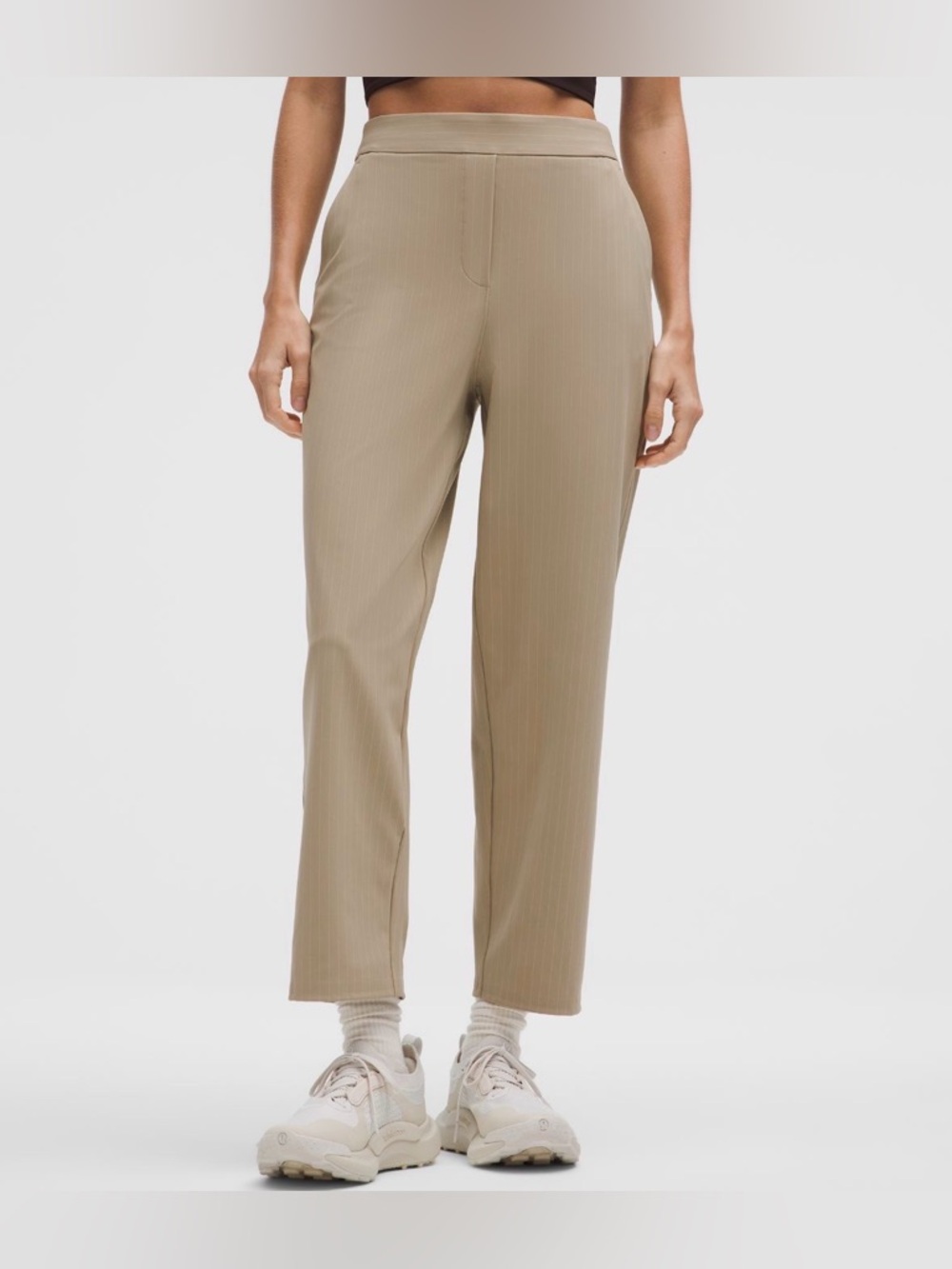 Lululemon Daydrift High-Rise Tapered Pant *Tall Sheer Oak/Ivory Sz Large NWT